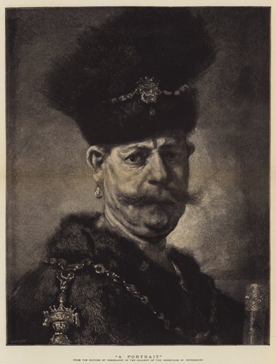 Portret autorstwa Rembrandt van Rijn