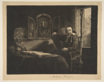 Abraham Franken, aptekarz, c. 1656. autorstwa Rembrandt van Rijn