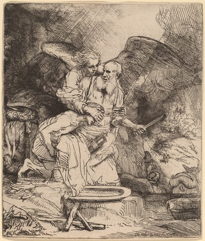 Ofiara Abrahama autorstwa Rembrandt van Rijn