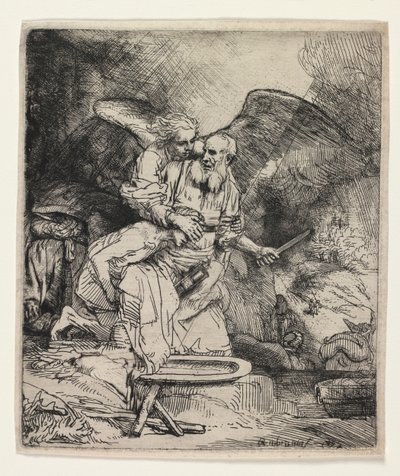 Ofiara Abrahama autorstwa Rembrandt van Rijn