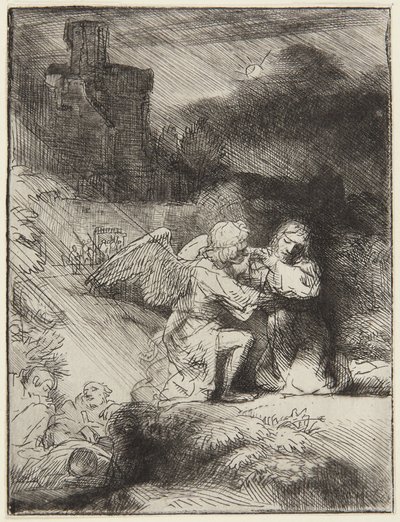 Agonia w Ogrodzie autorstwa Rembrandt van Rijn