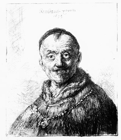 Głowa Wschodu, 1635 autorstwa Rembrandt van Rijn