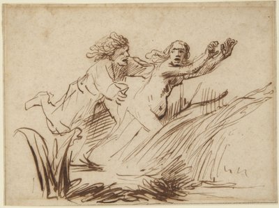 Apollo i Dafne autorstwa Rembrandt van Rijn