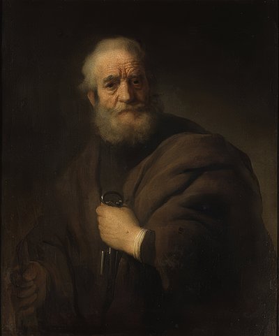 Apostoł Petus. 1632 autorstwa Rembrandt van Rijn