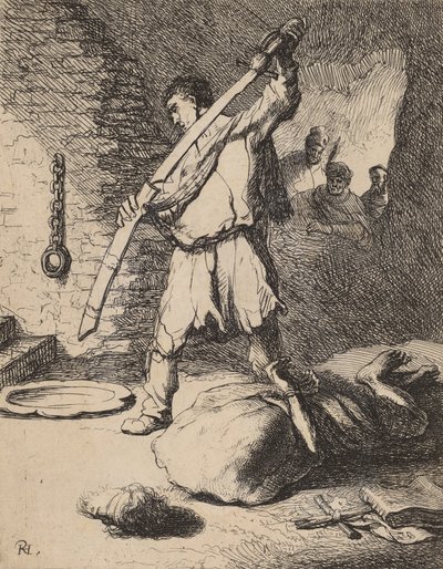 Ścięcie Jana Chrzciciela, ok. 1627. autorstwa Rembrandt van Rijn