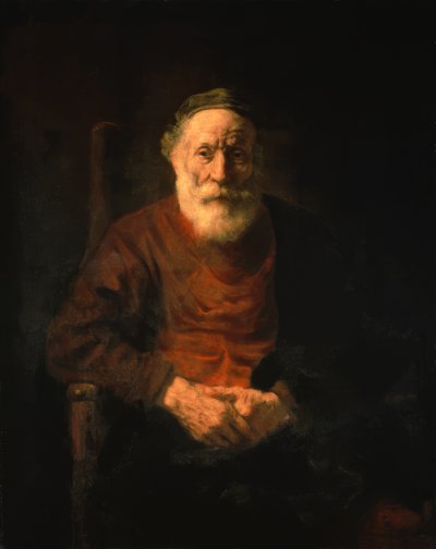 Portret starca w czerwonej szacie autorstwa Rembrandt van Rijn