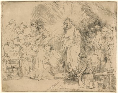 Chrystus ukazujący się apostołom autorstwa Rembrandt van Rijn