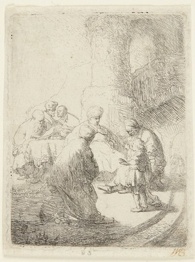 Chrystus spiera się z uczonymi w Piśmie autorstwa Rembrandt van Rijn