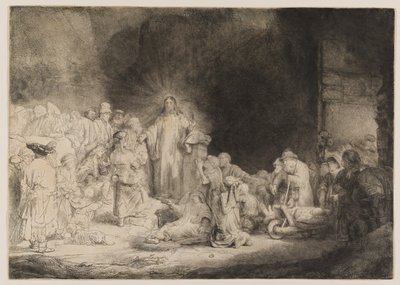 Chrystus uzdrawiający chorych autorstwa Rembrandt van Rijn