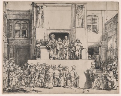 Chrystus przedstawiony ludowi, 1655., 1655. autorstwa Rembrandt van Rijn