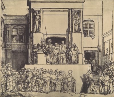 Chrystus przedstawiony ludowi, 1655., 1655. autorstwa Rembrandt van Rijn