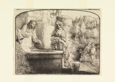 Chrystus i Niewiasta Samarii autorstwa Rembrandt van Rijn