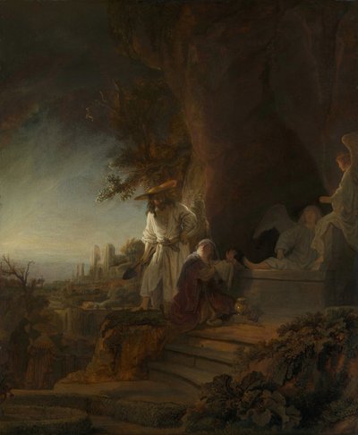 Chrystus ukazuje się Marii Magdalenie Noli me tangere, 1638. autorstwa Rembrandt van Rijn