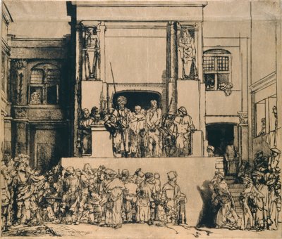 Christ presented to the people: oblong plate, 1655   1158868   pl       polish Successfully Translated  Original: Village of Tamagawa (Tamagawa no sato), from an untitled series of famous views of the Edo suburbs Translat: Village of Tamagawa (Tamagawa no  autorstwa Rembrandt van Rijn