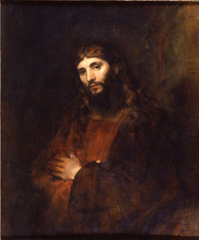 Chrystus z założonymi rękami, 1656-1661 autorstwa Rembrandt van Rijn