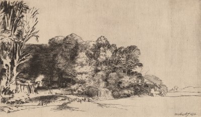 Kępka drzew z Vista, 1652. autorstwa Rembrandt van Rijn