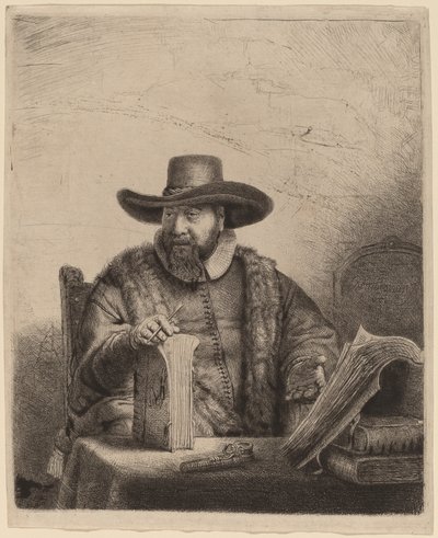 Cornelis Claesz Anslo autorstwa Rembrandt van Rijn