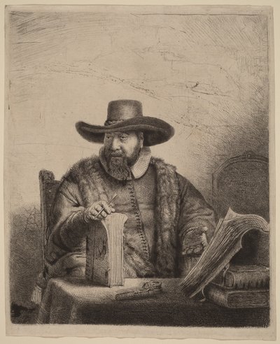 Cornelis Claesz Anslo autorstwa Rembrandt van Rijn