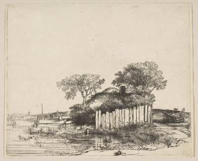 Chata z Białej Paling, 1648. autorstwa Rembrandt van Rijn