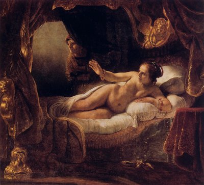 Danae, 1636 autorstwa Rembrandt van Rijn
