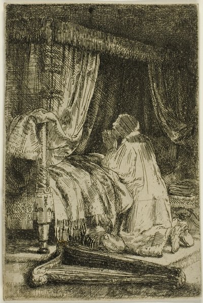 Dawid w modlitwie autorstwa Rembrandt van Rijn