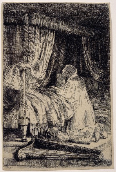 Dawid w modlitwie autorstwa Rembrandt van Rijn