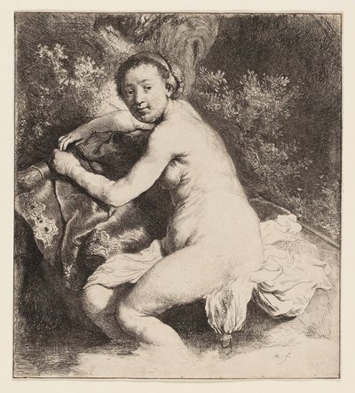 Diana w Łaźni autorstwa Rembrandt van Rijn