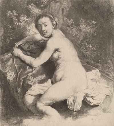 Diana w Łaźni, ok. godz. 1631. autorstwa Rembrandt van Rijn