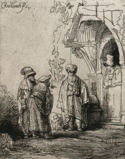 Trzy Orienty autorstwa Rembrandt van Rijn