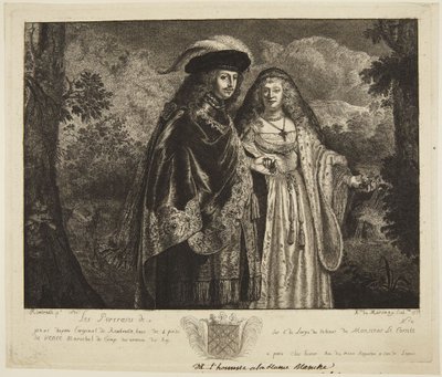 Zwany „Mężczyzną z białym piórem” autorstwa Rembrandt van Rijn