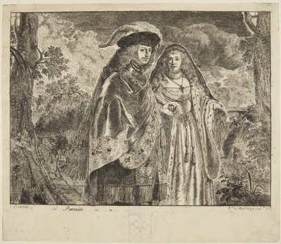 Zwany „Mężczyzną z białym piórem” autorstwa Rembrandt van Rijn
