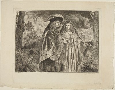 Mężczyzna z białym piórem autorstwa Rembrandt van Rijn
