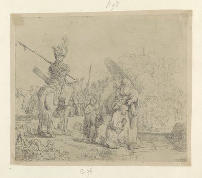 Doop van de kamerling Kolekcja osiemdziesięciu pięciu oryginalnych grafik (tytuł serii) autorstwa Rembrandt van Rijn