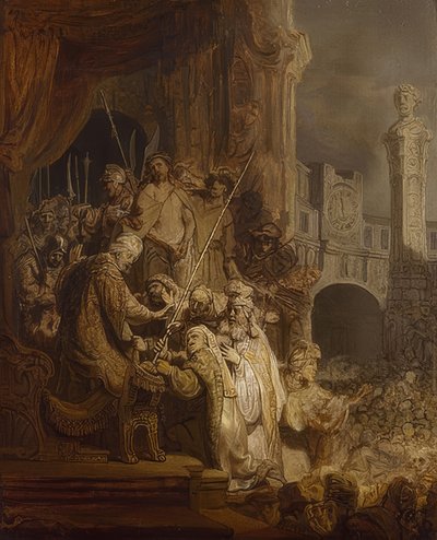 Ecce Homo. 1634 autorstwa Rembrandt van Rijn