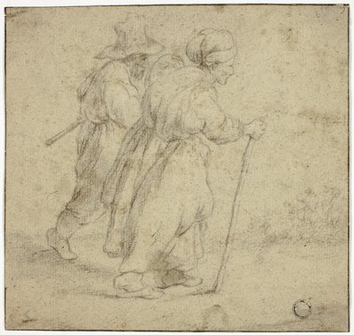 Starsza para chłopska autorstwa Rembrandt van Rijn
