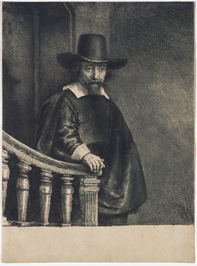 Ephraim Bueno (Bonus), lekarz autorstwa Rembrandt van Rijn