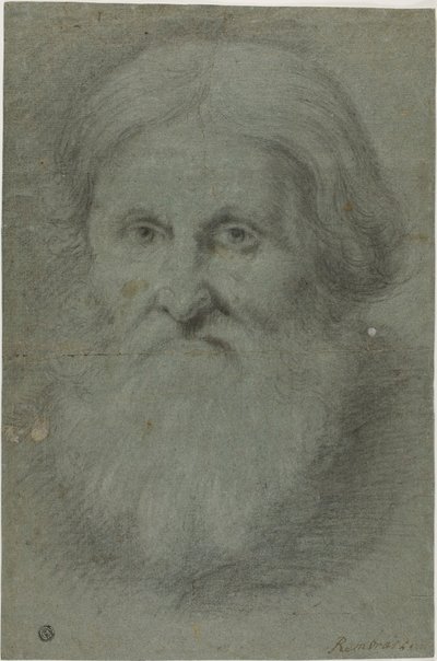 Ostateczna opublikowana praca: szef Menem Ben Israel autorstwa Rembrandt van Rijn