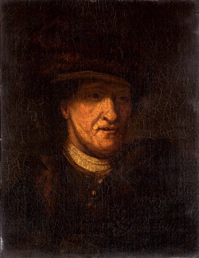 Głowa mężczyzny, ok.1825 autorstwa Rembrandt van Rijn