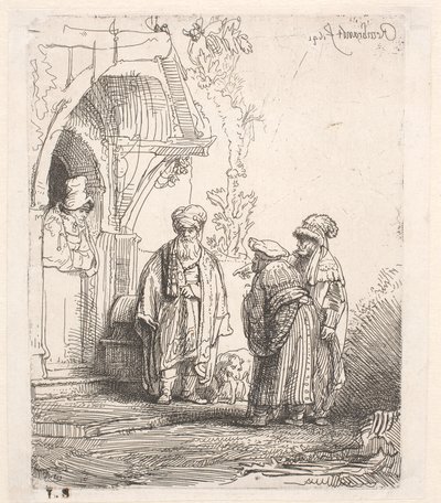Jakub i Laban () autorstwa Rembrandt van Rijn