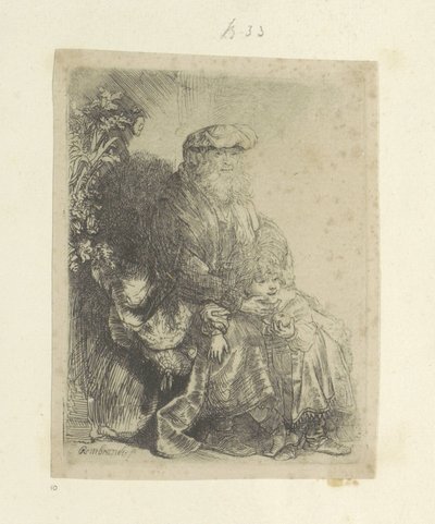 Jakub Liefkoost Benjamin Kolekcja osiemdziesięciu pięciu oryginalnych grafik (tytuł serii) autorstwa Rembrandt van Rijn