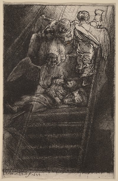 Drabina Jakuba autorstwa Rembrandt van Rijn