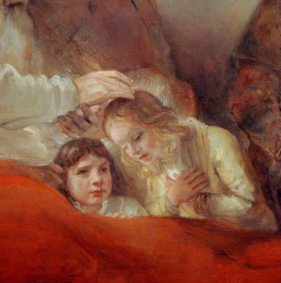 Błogosławieństwo Jakuba autorstwa Rembrandt van Rijn