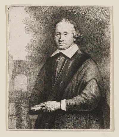 Jan Antonides Von Der Linden, profesor medycyny autorstwa Rembrandt van Rijn
