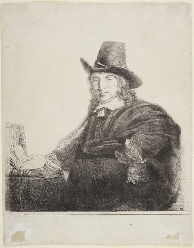 Jan Asselyn, malarz autorstwa Rembrandt van Rijn