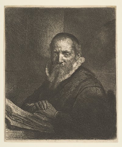 Jan Korneliusz Sylwiusz, 1633 autorstwa Rembrandt van Rijn