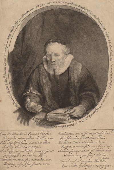 Jana Kornelisza. Sylwiusz, 1646. autorstwa Rembrandt van Rijn