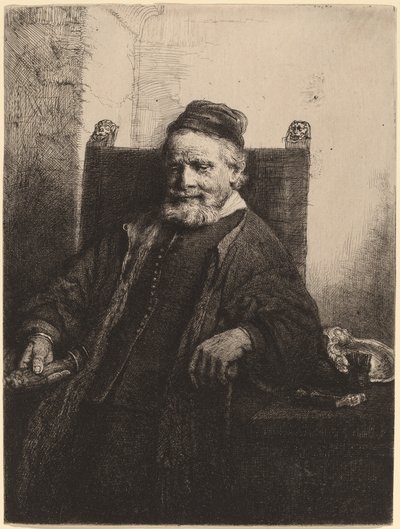 Jan Lutma autorstwa Rembrandt van Rijn