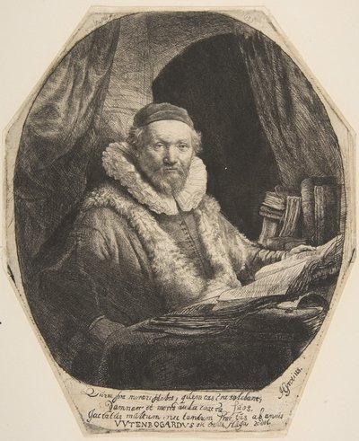 Jana Uytenbogaerta. autorstwa Rembrandt van Rijn