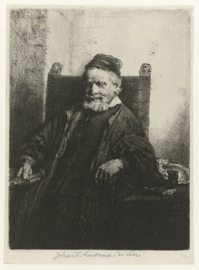 Johannes Lutma autorstwa Rembrandt van Rijn