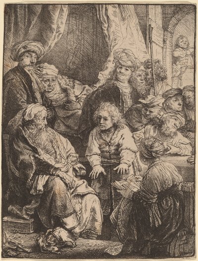 Józef opowiada swoje sny autorstwa Rembrandt van Rijn
